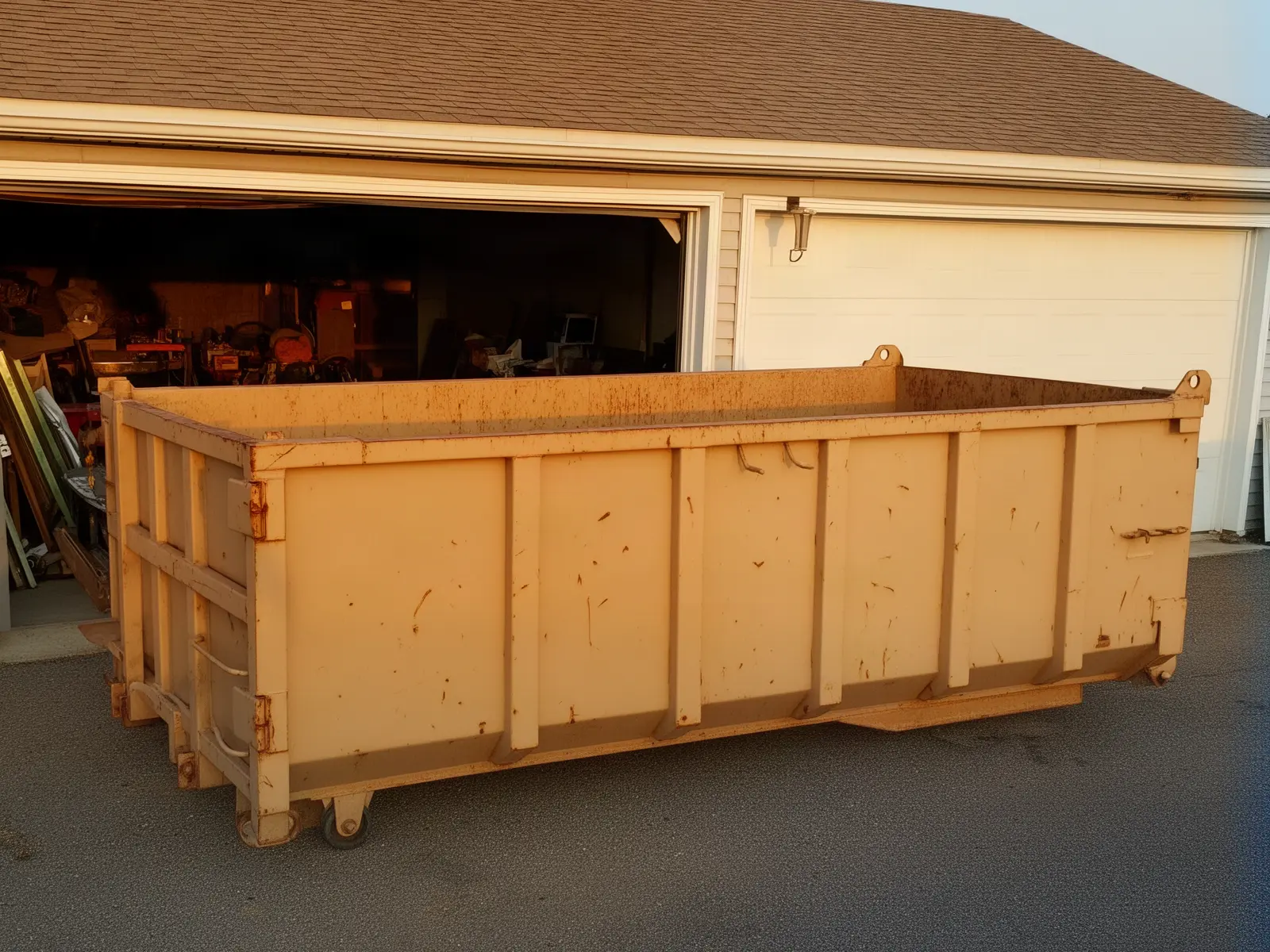 Roll-off dumpster from Clean Slate Dumpster Rental in Dade City, FL